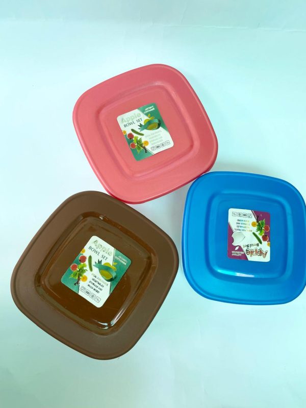 High Quality 3pc Plastic Box Set