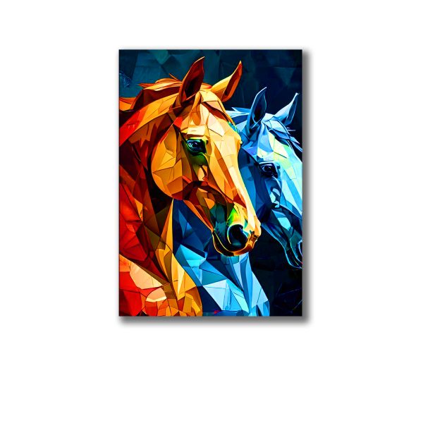 Horse Aesthetic Wooden Frame 8×11 Inch Size