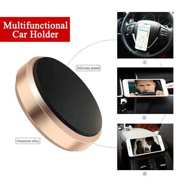 Magnetic Mount Holder For Car, Home, Office | Car Mount Magnet Cell Phone, Key, Bag,coin, Notes Holder (random Color)