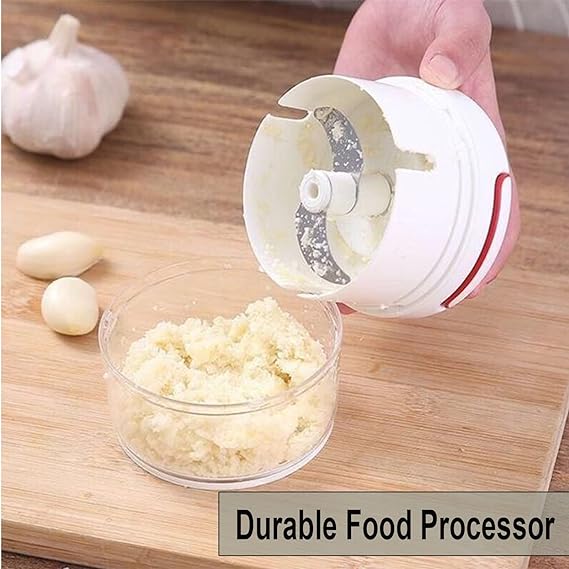 (nw00085) Mini Food Chopper Powerful Meat Grinder Hand-power Food Chopper Mincer Mixer Blender Chop Meat Fruit Vegetable Nuts Shredder