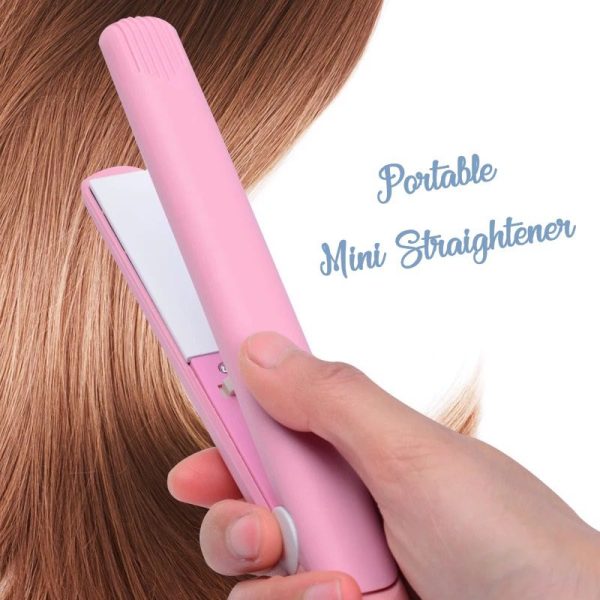 Mini Portable Hair Straightner / Air Smooth, Silky, Frizz-free And Healthy. (with Packing Box) (random Color)