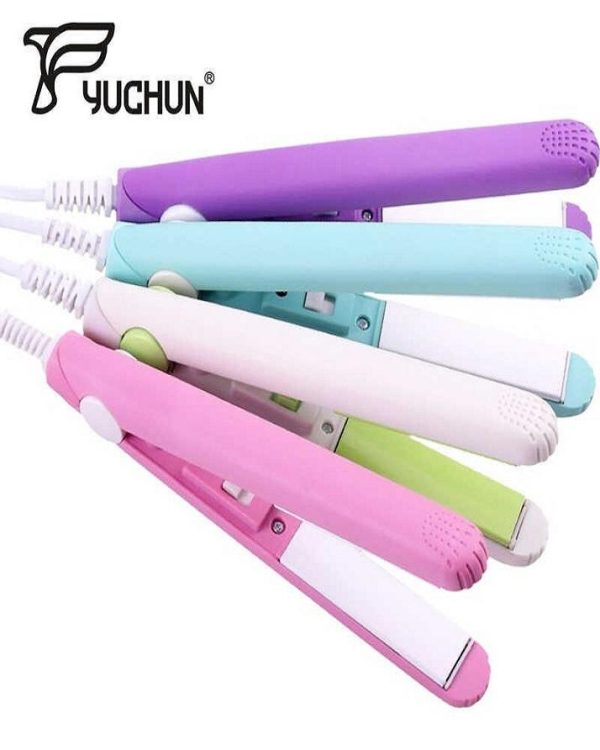 Mini Portable Hair Straightner / Air Smooth, Silky, Frizz-free And Healthy. (with Packing Box) (random Color)