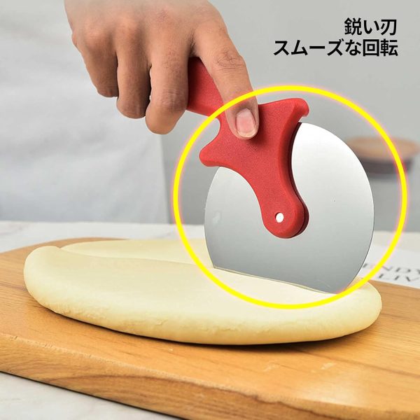 Pizza Cutter, Pizza R Big Size Cooker Stainless Steel, Commercial Use, Kitchen Helper(random Color)