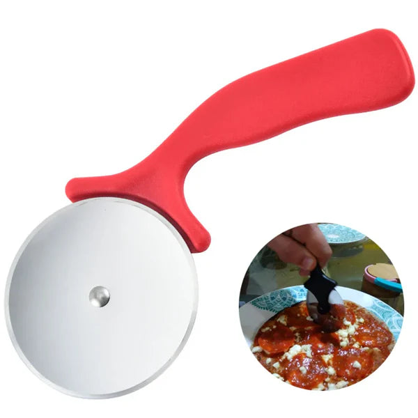 Pizza Cutter, Pizza R Big Size Cooker Stainless Steel, Commercial Use, Kitchen Helper(random Color)