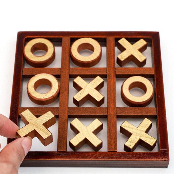 Tic-tac-toe Toy Xo Board Game Xo Chess Parent-child Educational Toys(random Color )