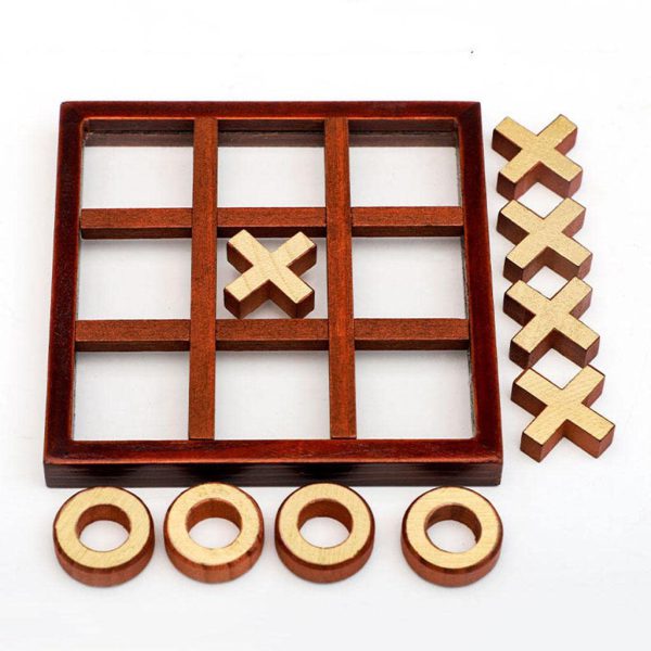 Tic-tac-toe Toy Xo Board Game Xo Chess Parent-child Educational Toys(random Color )